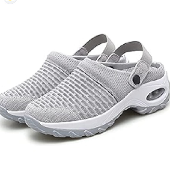 Women's Gray Slip-On Sneakers - Picture 2 of 4